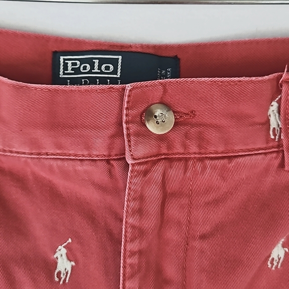 POLO by Raulph Lauren Tyler Short Men's 32 Salmon - Picture 5 of 8